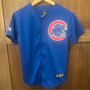 Majestic MLB Chicago Cubs Royal Blue Baseball Jersey